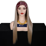 Fuhsi Glueless Synthetic Hair Headband Wig For Gym and Swim