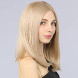 Lace Front Wigs Bob Straight Synthetic Lace Wig 13*6 Inches Blonde Color 103#