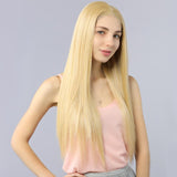 best blonde synthetic lace fornt wig - MILDWILD